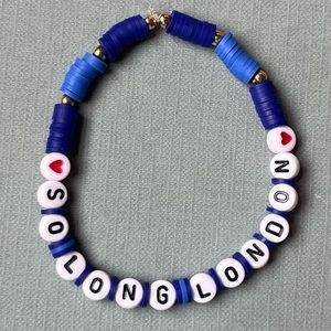 TAYLOR SWIFT Eras Tour Beaded Friendship Bracelet : So Long London TTPD